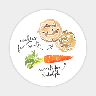 Santa's Cookie Plate Magnet